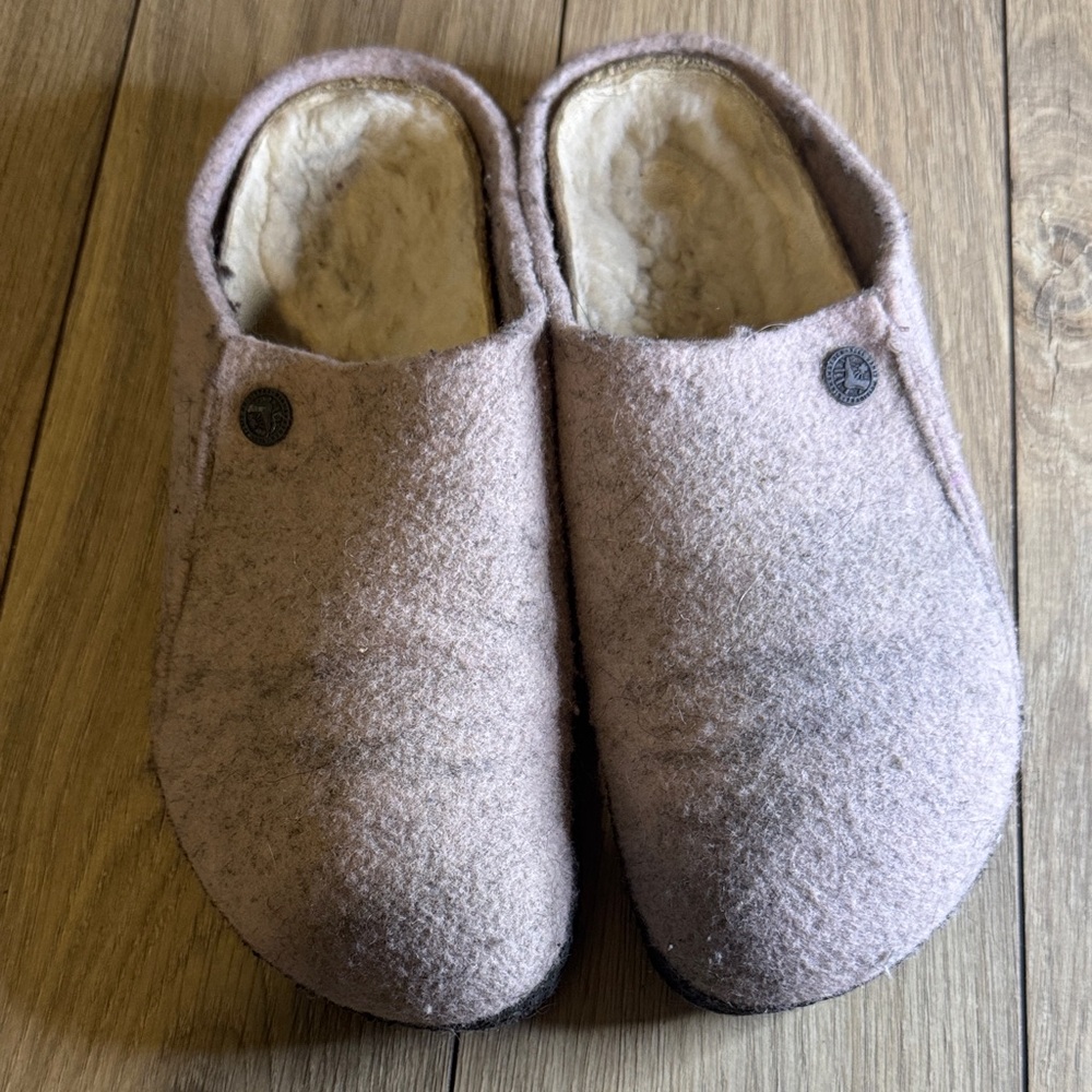 Birkenstock Zermatt shearling  Pink Sandal